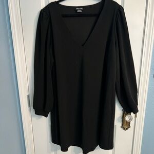 Black long sleeve dress